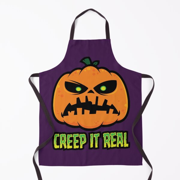 Item preview, Creep It Real Grumpy Halloween Pumpkin designed and sold by fizzgig.