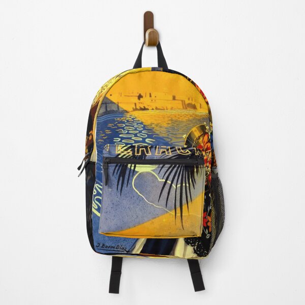 Item preview, Vintage Veracruz Travel Poster | Art Deco Style | Mexican Culture & Tropical Charm | Coastal Cityscape Print designed and sold by artofuniverse.