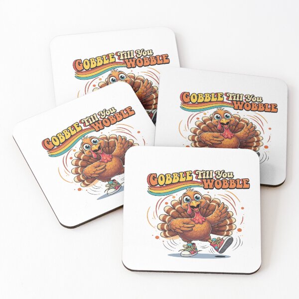Item preview, Gobble Till You Wobble – Funny Thanksgiving Turkey  designed and sold by FelixnRobinus.