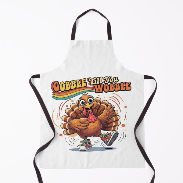 Item preview, Gobble Till You Wobble – Funny Thanksgiving Turkey designed and sold by FelixnRobinus.