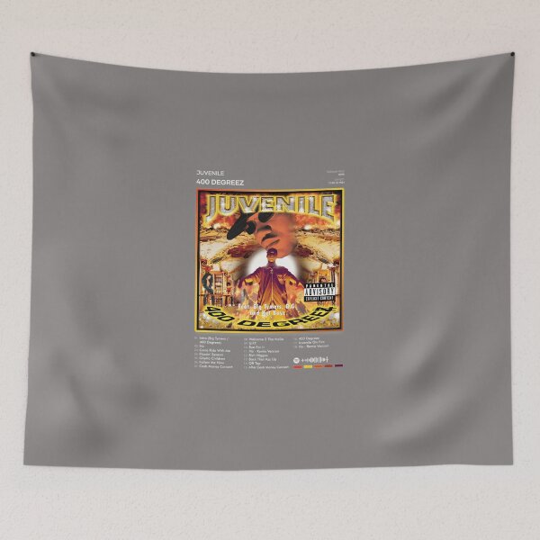 Item preview, JUVENILE---400-DEGREEZ-TRACKLIST-ALBUM-T-SHIRT designed and sold by quilindrinoal.