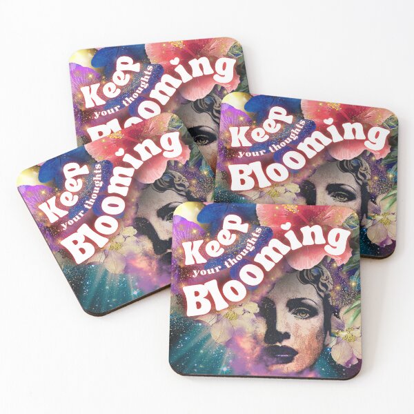 Item preview, Keep Your Thoughts Blooming – Surreal Cosmic Mind Pop Art Collage designed and sold by GlauciaSouEu.