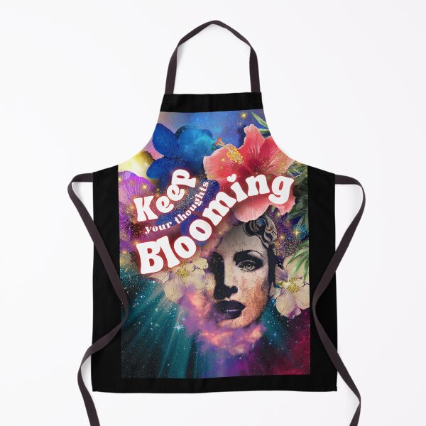 Item preview, Keep Your Thoughts Blooming – Surreal Cosmic Mind Pop Art Collage designed and sold by GlauciaSouEu.