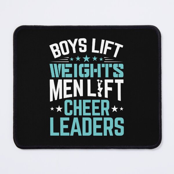 Item preview, Boys Lift Weights Men Lift Cheerleaders Funny Male Cheerleading designed and sold by jaygo.
