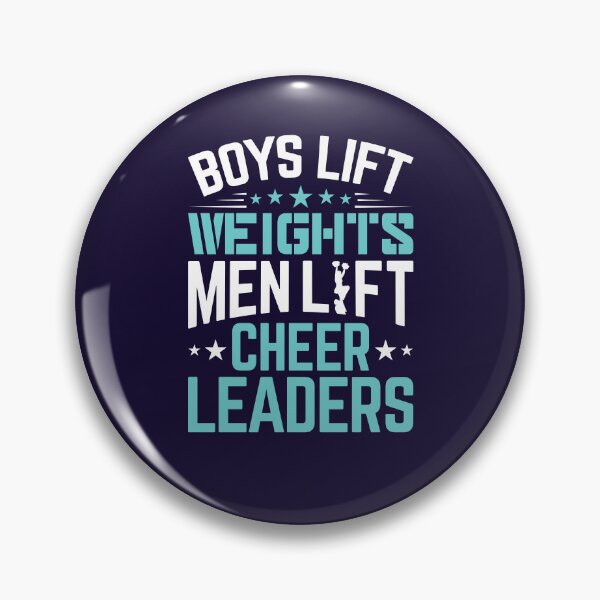 Item preview, Boys Lift Weights Men Lift Cheerleaders Funny Male Cheerleading designed and sold by jaygo.
