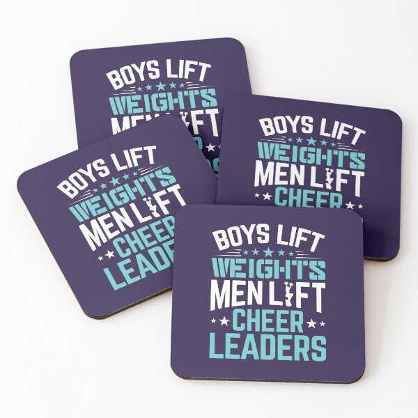 Item preview, Boys Lift Weights Men Lift Cheerleaders Funny Male Cheerleading designed and sold by jaygo.