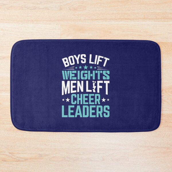 Item preview, Boys Lift Weights Men Lift Cheerleaders Funny Male Cheerleading designed and sold by jaygo.