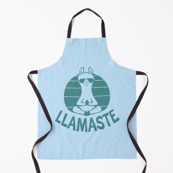 Item preview, Llama Meditating Yoga Llamaste Sunglasses Retro Animal Pun designed and sold by shirt-o-mat.