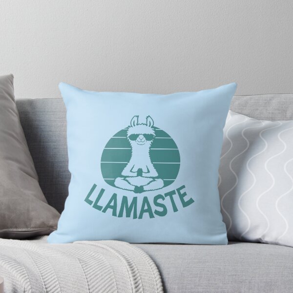 Item preview, Llama Meditating Yoga Llamaste Sunglasses Retro Animal Pun designed and sold by shirt-o-mat.