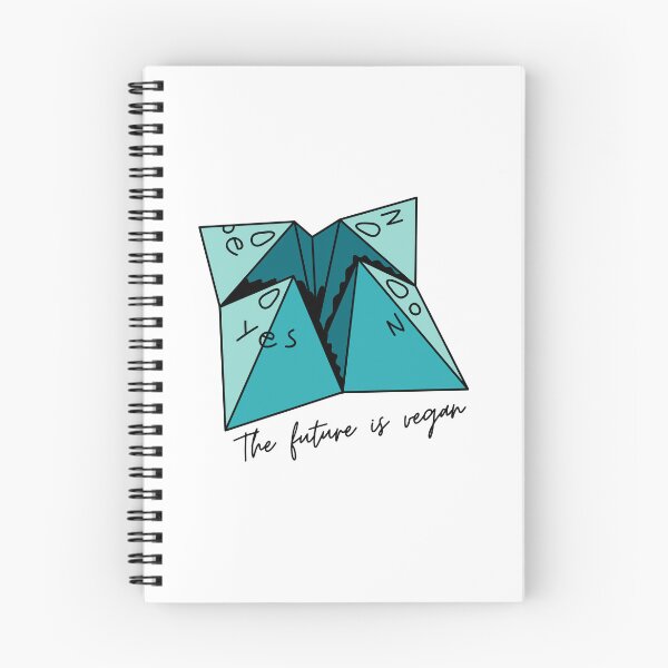 Item preview, The Future is Vegan – Retro Paper Fortune Teller Vegan Design designed and sold by VegancoreGoods.