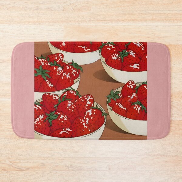 Item preview, vintage 90s anime food Strawberry bowls - sakura cardcaptor designed and sold by gibbianne.