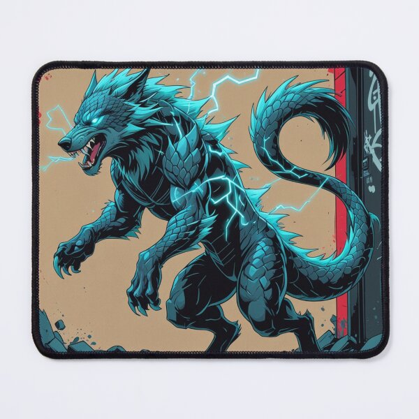 Item preview, Electric Wolf Dragon designed and sold by RennocsGaming.