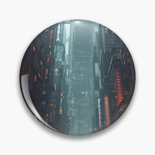 Item preview, Poster of a futuristic city designed and sold by SeeItFeelIt.