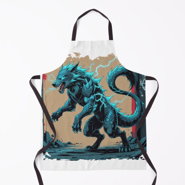 Item preview, Electric Wolf Dragon designed and sold by RennocsGaming.
