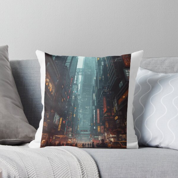 Item preview, Poster of a futuristic city designed and sold by SeeItFeelIt.