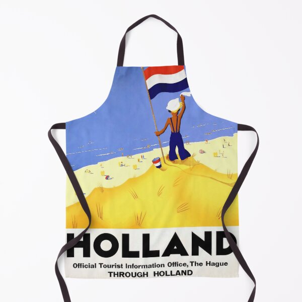 Aperçu de l'œuvre Affiche de voyage vintage des Pays-Bas | Art côtier néerlandais | Style milieu de siècle | Chemins de fer néerlandais | Explorer et découvrir créée et vendue par artofuniverse.