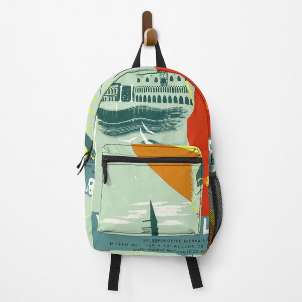 Item preview, Vintage 1938 Venezia Lido Travel Poster | Art Deco Style | Venice Italy | Retro Graphic Design & Bold Colors designed and sold by artofuniverse.