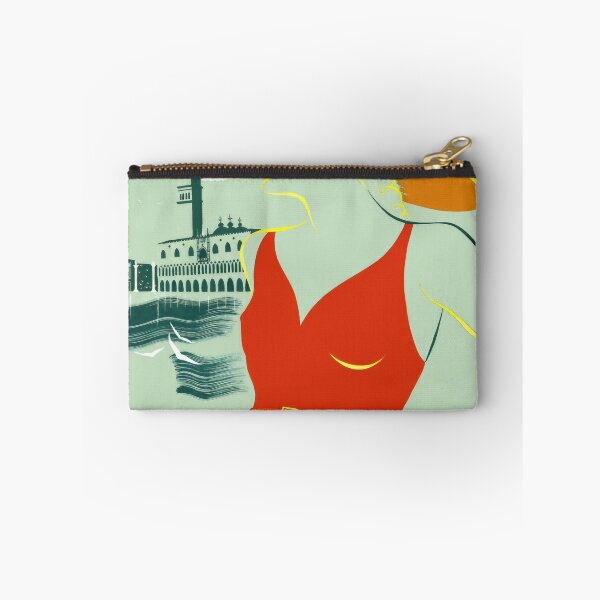 Item preview, Vintage 1938 Venezia Lido Travel Poster | Art Deco Style | Venice Italy | Retro Graphic Design & Bold Colors designed and sold by artofuniverse.
