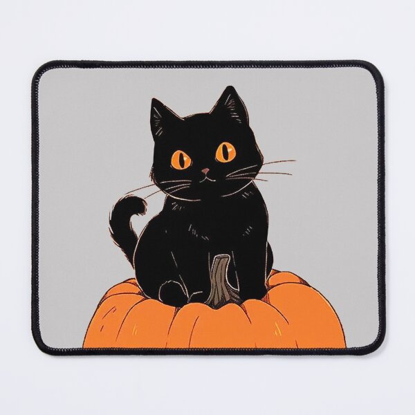 Item preview, cat pumpkin print halloween designed and sold by forestgrump.