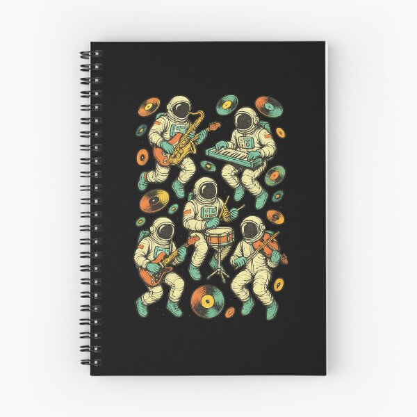Item preview, Cosmic Jam Session – Astronauts Playing in Vinyl Space designed and sold by Sarcastic designs.