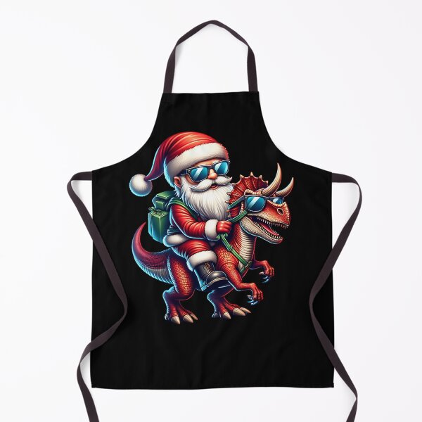 Item preview, Cool Santa Claus on a dinosaur designed and sold by ReneMM.