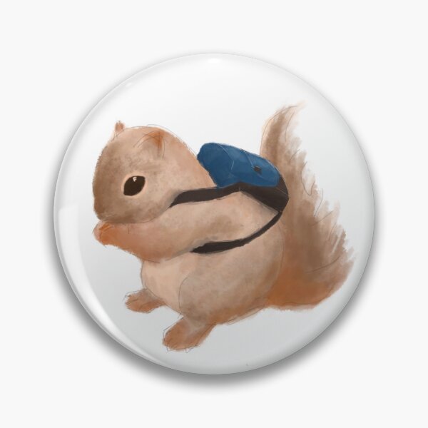 Item preview, Baby Squirrel with Cute Backpack designed and sold by Sunshine Caelum.