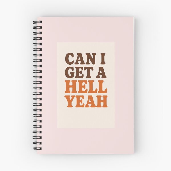 Item preview, HELL YEAH – Retro Funny Quote designed and sold by DarkNight9.