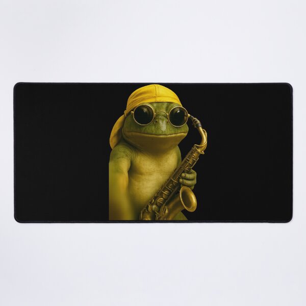 Item preview, Musician Selfie – Frog Saxophonist vibe designed and sold by Sarcastic designs.