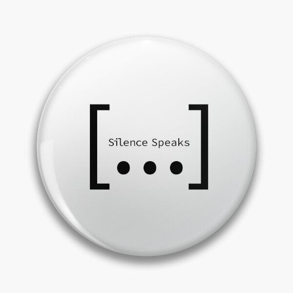 Item preview, Minimalist Aesthetic Symbol – Silence Speaks Design designed and sold by Printspiration, Explore Unique Art & Designs.