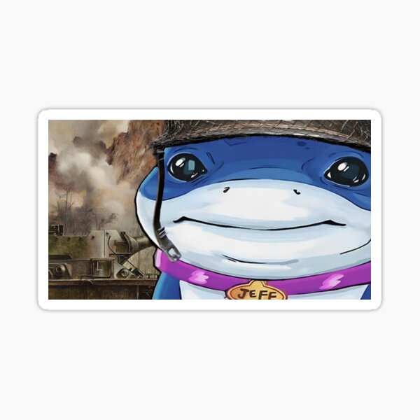 War-Torn Jeff Sticker