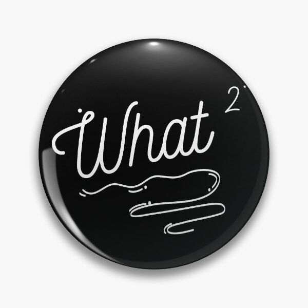 Item preview, What What - What2 - What Squared Cursive White Letters designed and sold by GFamilyC.