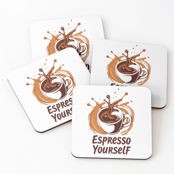 Item preview, Espresso Yourself – Artistic Coffee Cup Splash Design designed and sold by CMdigit.