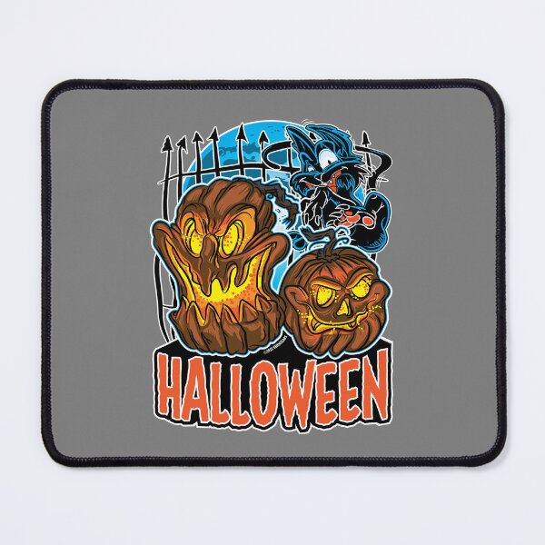 Item preview, Moonlit Fright — Jack-O’-Lanterns and the Scaredy Cat designed and sold by eShirtLabs.