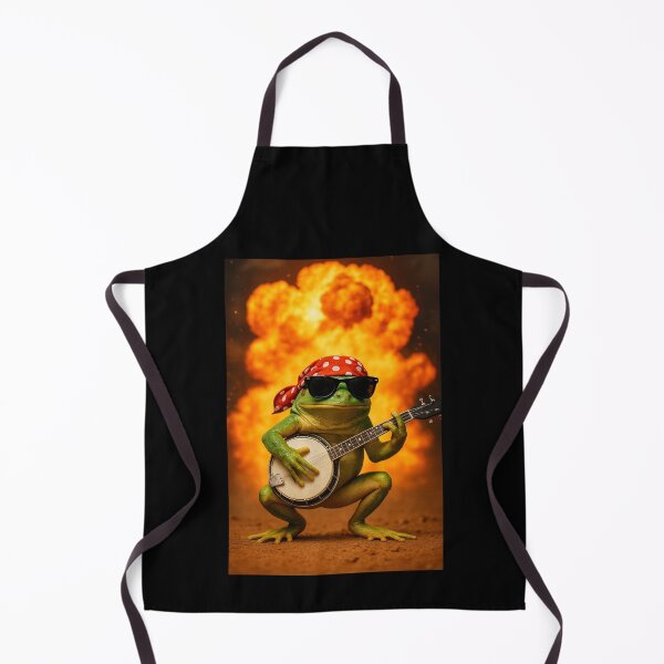 Item preview, Explosion, Frog Rockstar, Banjo Rebel designed and sold by Sarcastic designs.