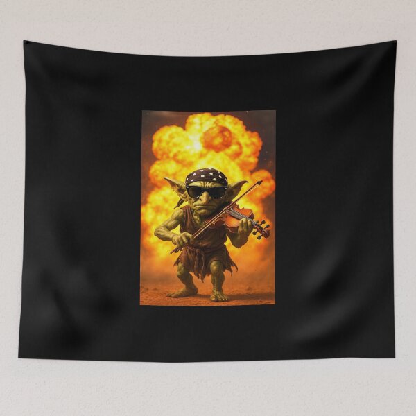 Item preview, Rockstar Goblin Fiddler Musician designed and sold by Sarcastic designs.