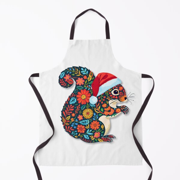 Item preview, Christmas Squirrel – Polish Folk Art Holiday Design, Świąteczna wiewiórka designed and sold by AmberWit.