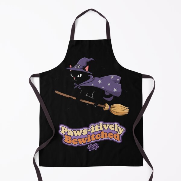 Item preview, Paws-itively Bewitched - Cute Black Cat Witch Halloween Design designed and sold by DraconianDesign.