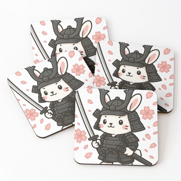 Item preview, Cute Samurai Rabbit designed and sold by ArtsyWishesShop.
