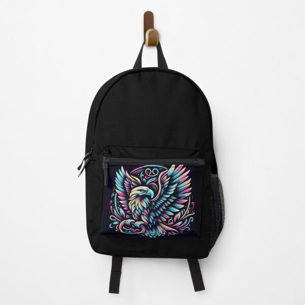 Item preview, Colorful geometric decorative mystic eagle designed and sold by Dogandesighn.