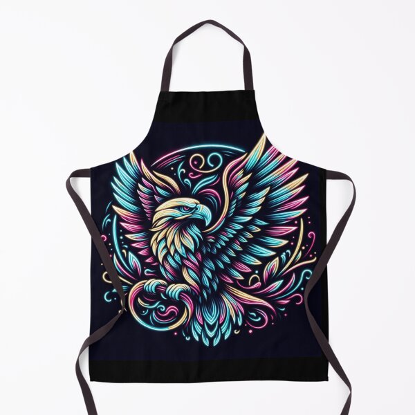 Item preview, Colorful geometric decorative mystic eagle  designed and sold by Dogandesighn.