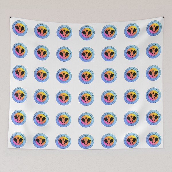 Item preview, Baby Blue/Orange Gradient Dinking with Friends designed and sold by Picklenut1969.