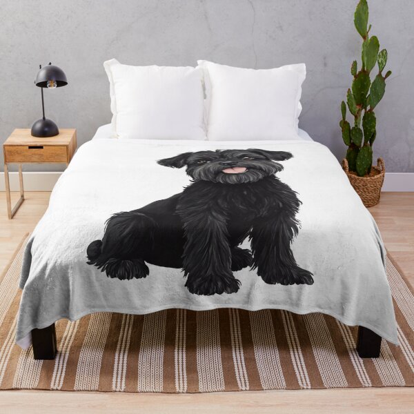 Item preview, Affenpinscher Black Dog Puppy Watercolor designed and sold by Magnolia Valley Art.