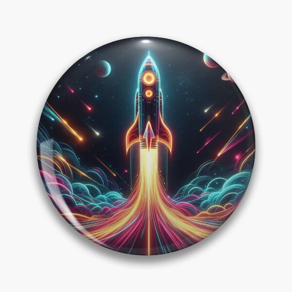 Item preview, neon rocket designed and sold by Dogandesighn.