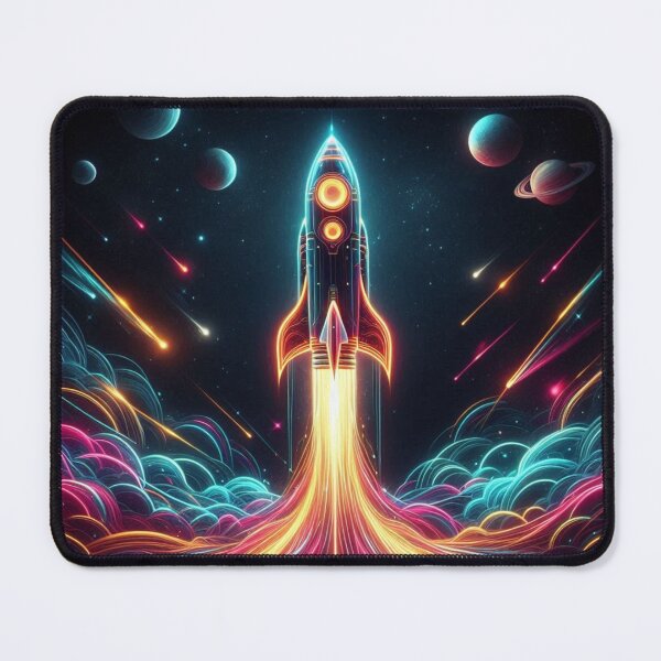 Item preview, neon rocket designed and sold by Dogandesighn.