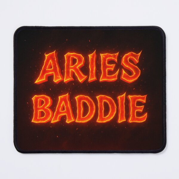 Item preview, Aries Baddie Inferno – Fiery Neon Lava 3D Design designed and sold by Embrace Tall.