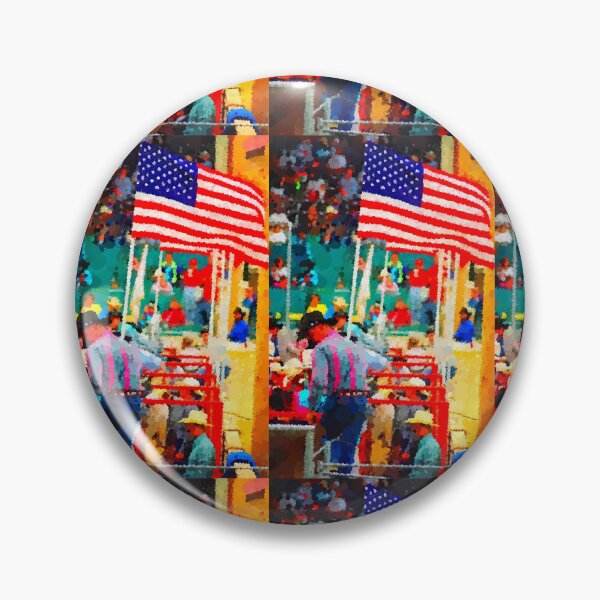 Item preview, C 2025 STEVE YELLOWBEAR    USA RODEO COLORS designed and sold by SteveYellowbear.