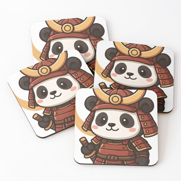 Item preview, Adorable Samurai Panda designed and sold by ArtsyWishesShop.