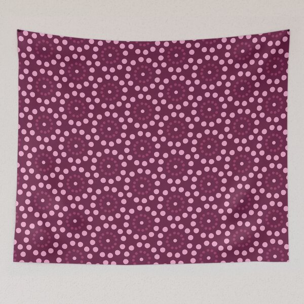 Item preview, Edgy Small Bohemian Big Spots Circle Pattern designed and sold by RoyalStarsPatts.
