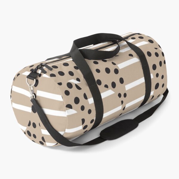 Item preview, Spots and Stripes 2 - Taupe, Black and White  designed and sold by LAEC-Shop.