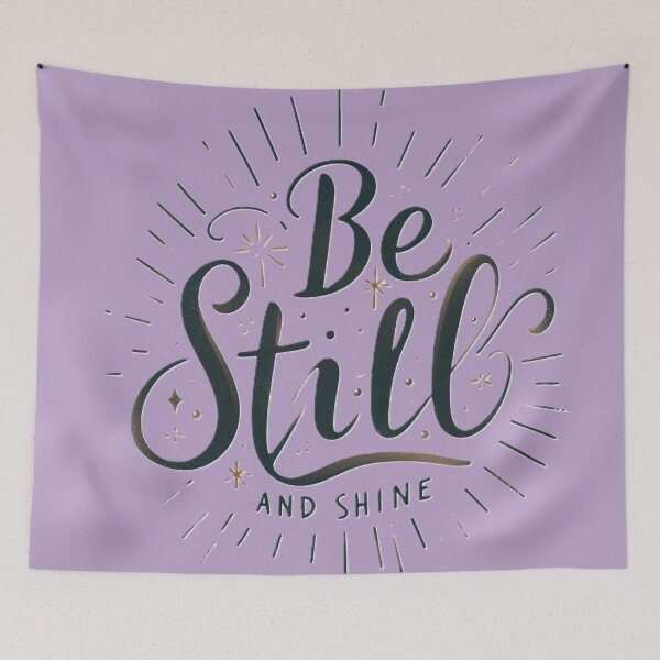 Item preview, Be Still and Shine – Calm & Spiritual Inspirational Tee designed and sold by GardenReign.